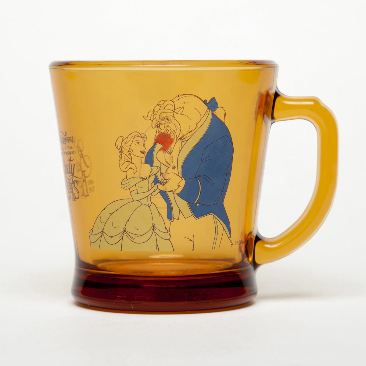 Fire-King Dハンドルマグ Disney [美女と野獣] アンバー – Fire-King