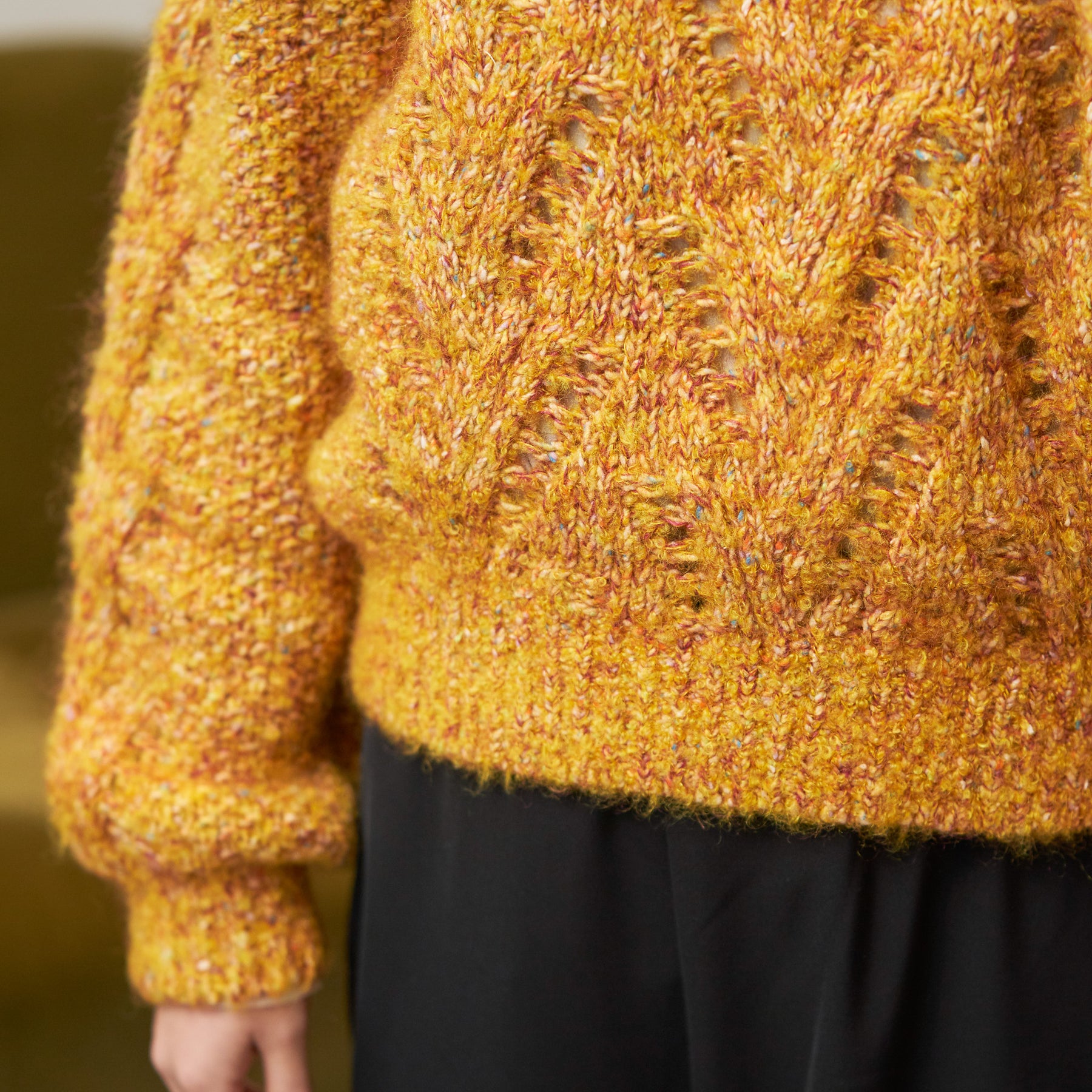 カラーネップループモヘアプルオーバー / COOHEM