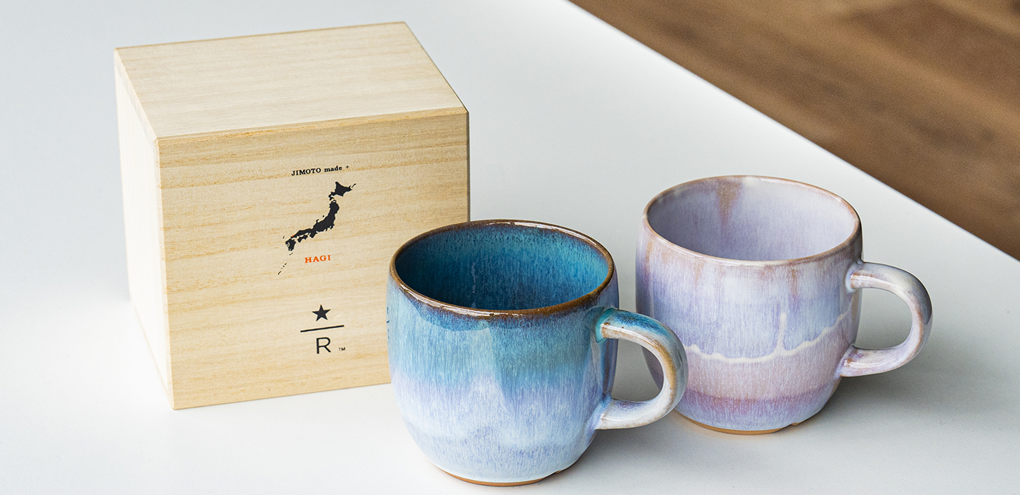 土と釉薬で表現する優しい風合いを伝えるJIMOTO Made＋萩