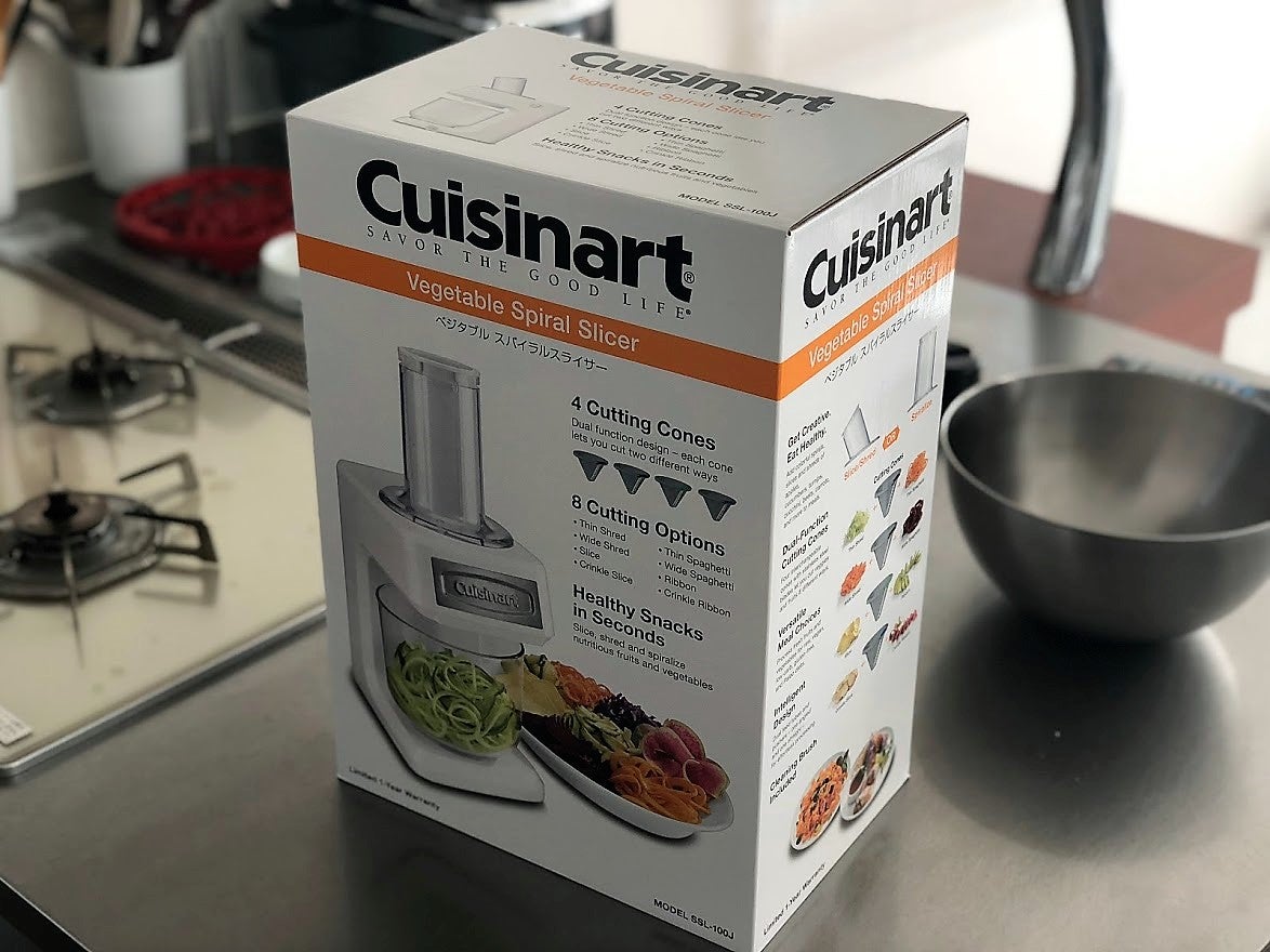 ベジタブルスパイラルスライサー で作る 『アジアン風シーフードベジ