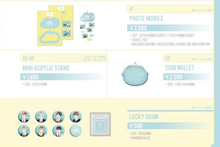 防弾少年団】HappyEverAfterグッズ公開‼︎(日本ペンミ) | 防弾少年団