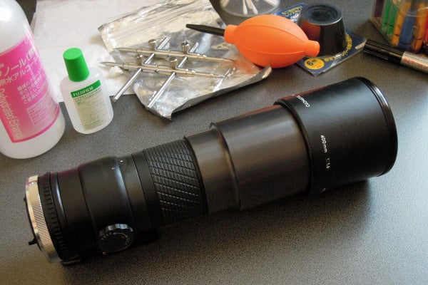 SIGMA 400mm/f5.6 APO」の分解・清掃 | ヨッシーハイムannex