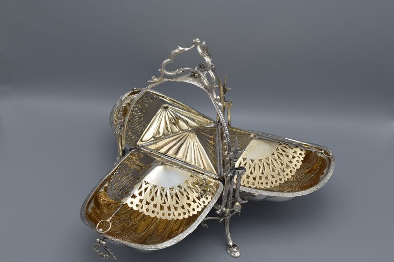 アンティーク◾️シルバープレート製 ◾️シェル型 ◾️ビスケット