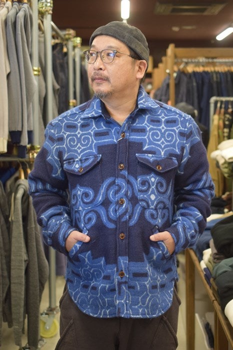 アイヌブランケット シャツジャケット | barnstormer