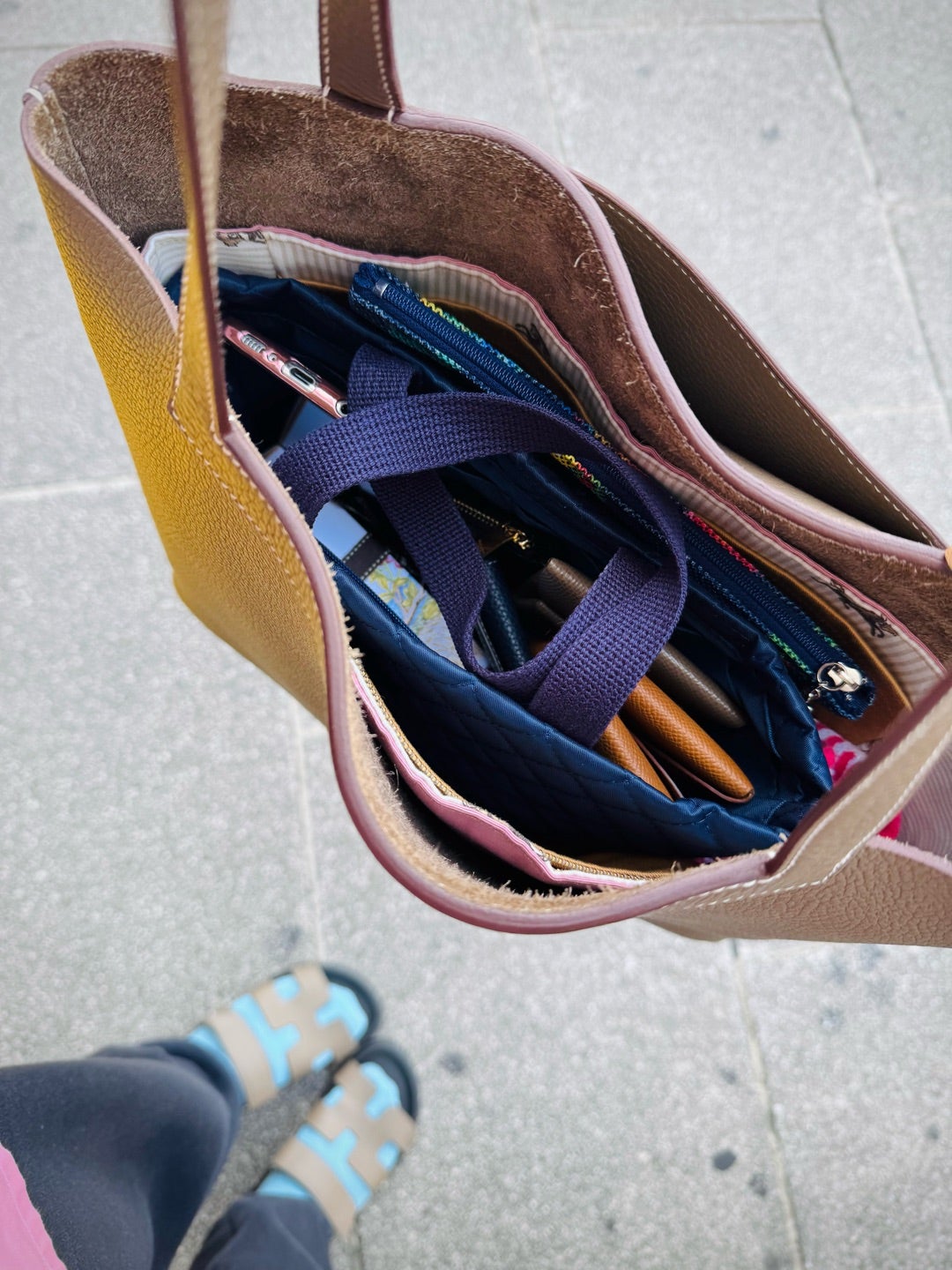 学校フェイラー ハイジ バッグインミニバッグ 使い始めました バッグ