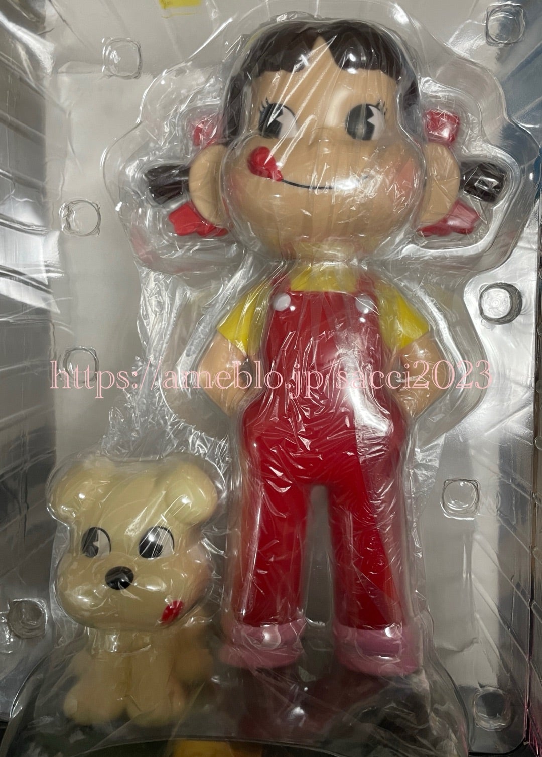 ダブル当選）不二家さまよりペコちゃん75周年記念版 首振り人形当選