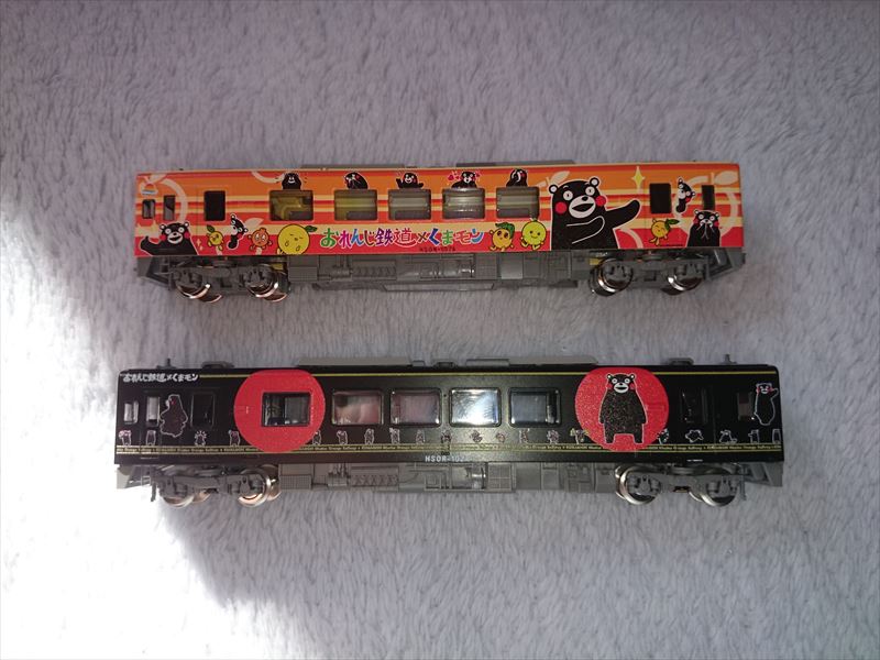 祝！ TOMIX 肥薩おれんじ鉄道 くまもん2号＆くまもん3号 入線