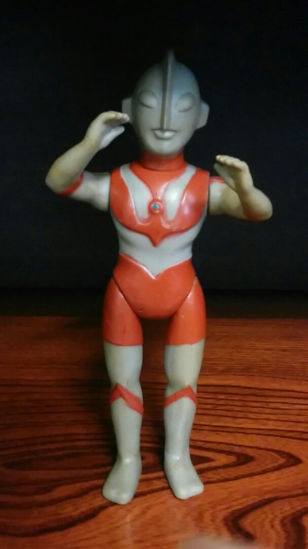 ブルマァク☆ウルトラマン☆1970年代の希少ソフビフィギュア☆約12cm