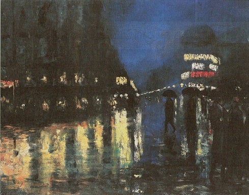 美の履歴書、レッサー・ユリィの「夜のポツダム広場」！ | とんとん