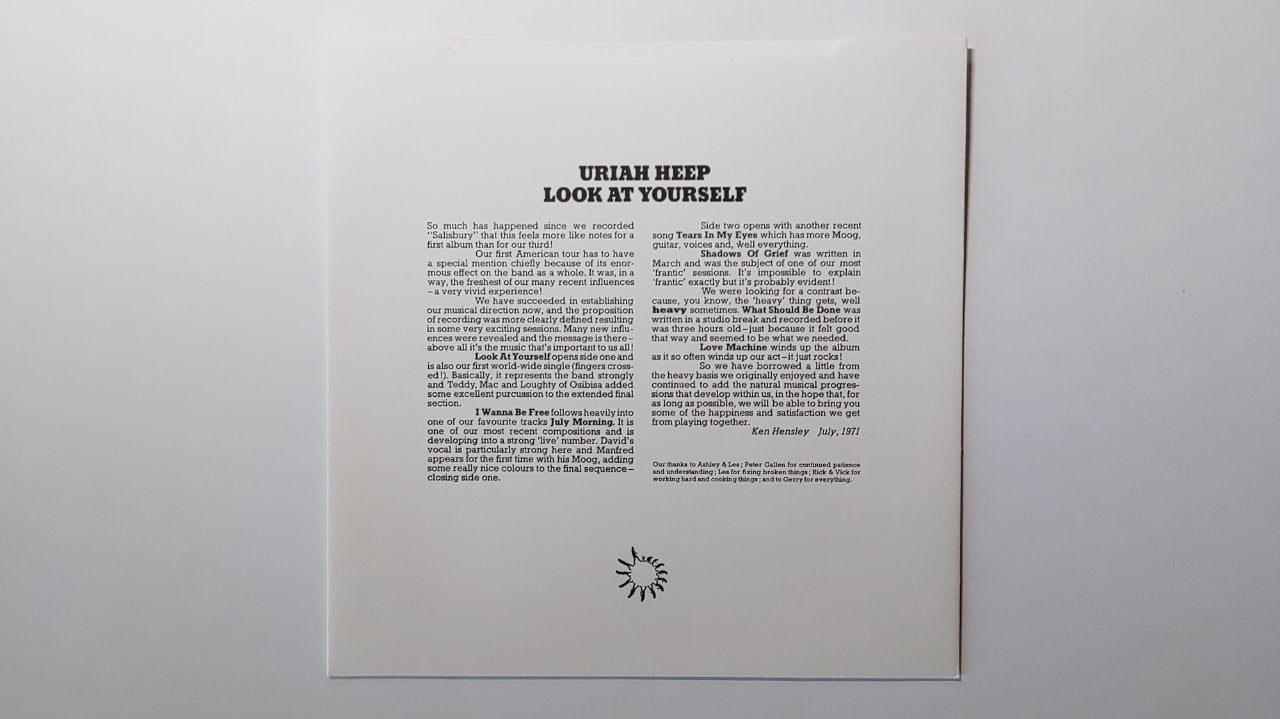 ユーライア・ヒープ / 対自核（紙ジャケット） | 今日もロックな日々