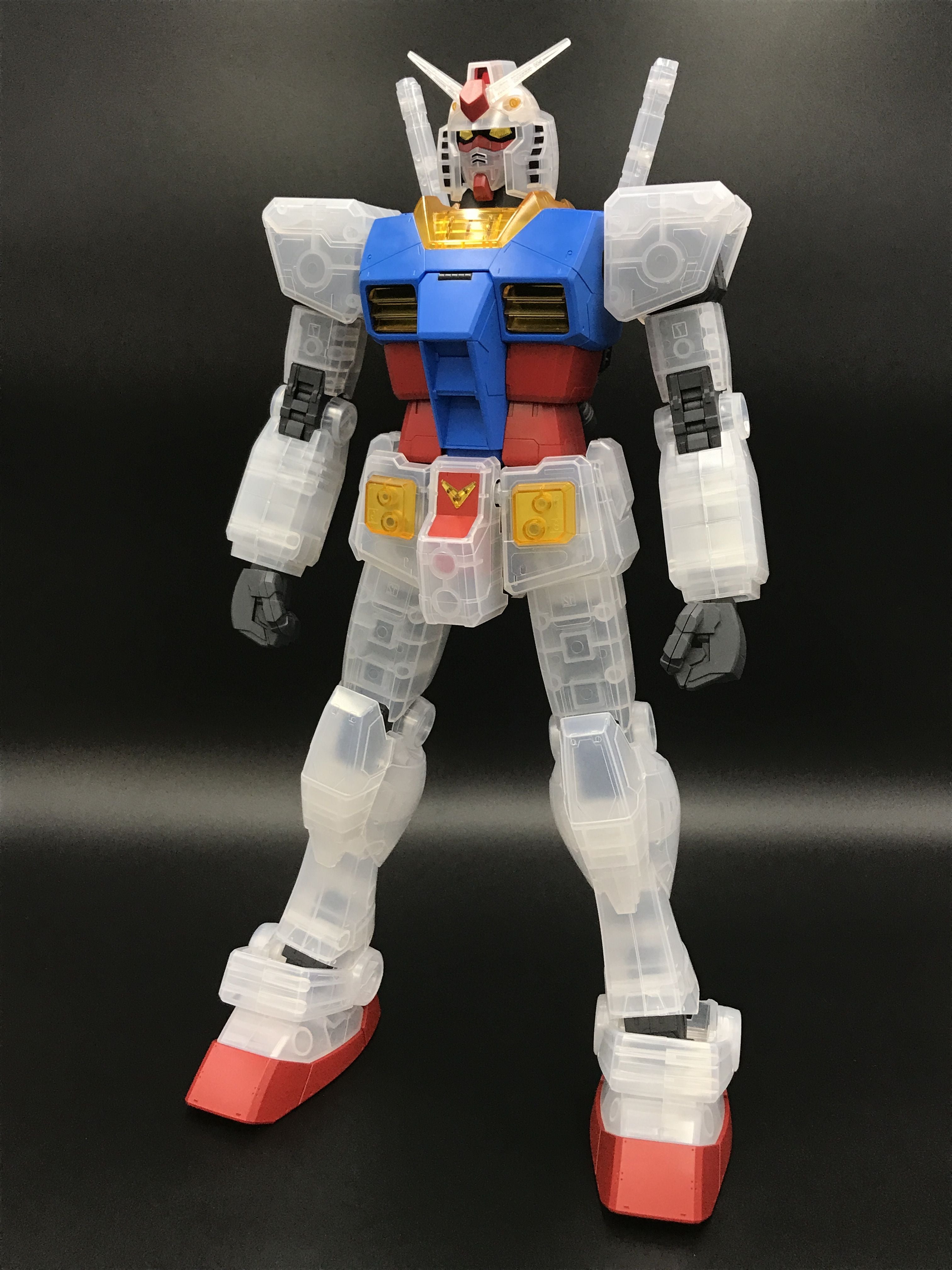 メガサイズモデル 1/48 ガンダム ソリッドクリアリバース 製作記録⑨