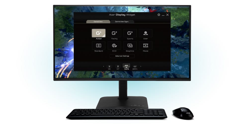 Acer モニター 23.8インチ IPS フルHD 144Hz 1ms(VRB) 非光沢 sRGB 99