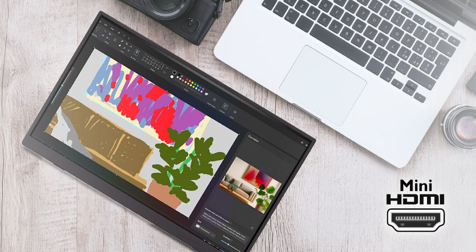 Acer モバイルモニター 15.6インチ タッチディスプレイ 10点マルチ