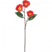 造花】YDM/サテン椿 レッド/FS-5413R - 花材通販はなどんやアソシエ