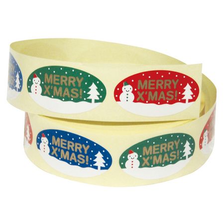 HEADS/クリスマスポイントロールシール-3(500枚)/XP-3RS - 花材通販は