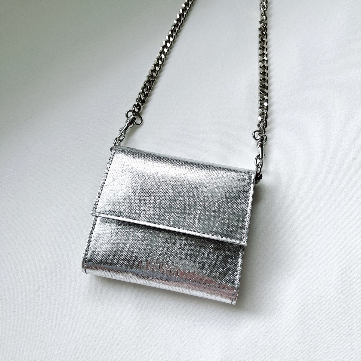 ミニ派な私はMM6 Maison Margielaのチェーンウォレット - スモール