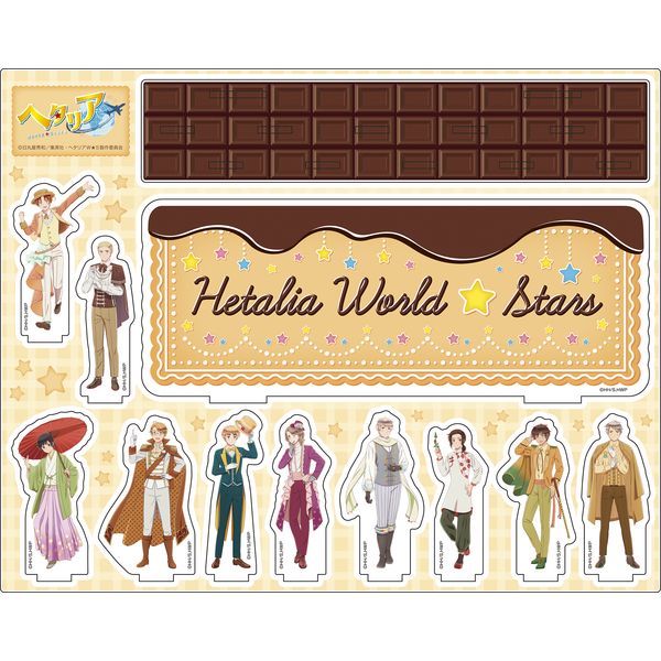 グッズ: ヘタリア World☆Stars 描き下ろしアクリルジオラマ スイーツ
