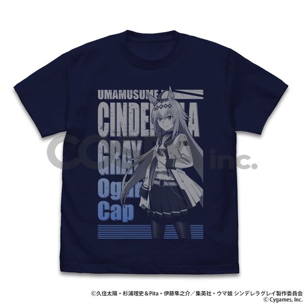 アパレル: ウマ娘 シンデレラグレイ オグリキャップ Tシャツ NAVY XL