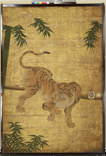 竹林群虎図[20061000441]の写真・イラスト素材｜アマナイメージズ