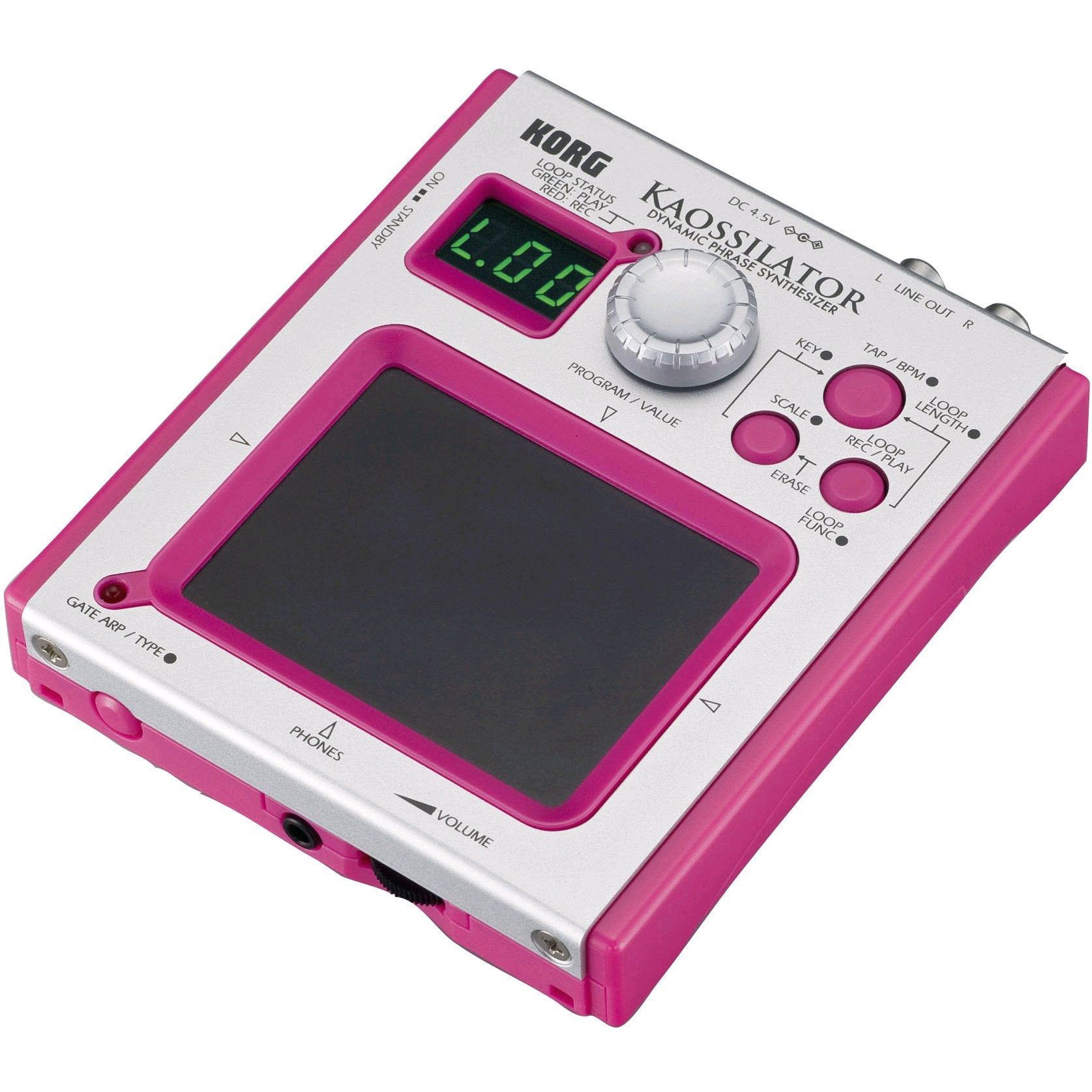 Korg Kaossilator dynamische synthesizer LTD EDITION PINK | Bax Music