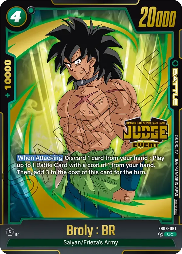 FB06-048 Broly : BR Dragon Ball Super Card Game Fusion World Card
