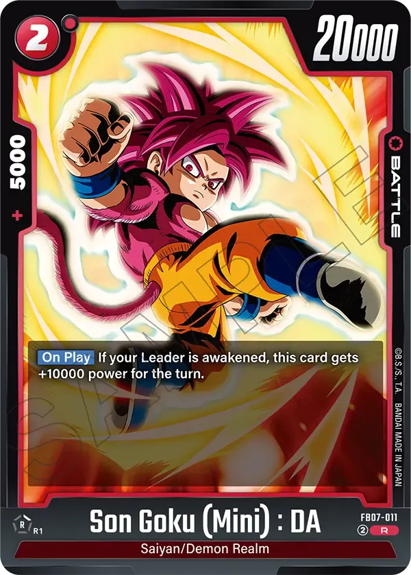 FB05-001 Son Goku (Mini) : DA Dragon Ball Super Card Game Fusion
