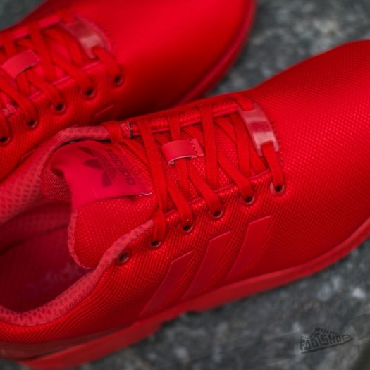 Men's shoes adidas ZX Flux Red/ Red/ Red (AQ3098) | Footshop