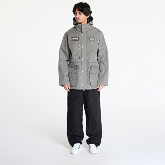 Parka Coats adidas Originals Spezial F.C. Anorak Jacket Dove Grey