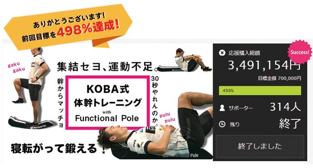 体幹プロトレーナー木場克己プロデュース 感謝のファンクショナル