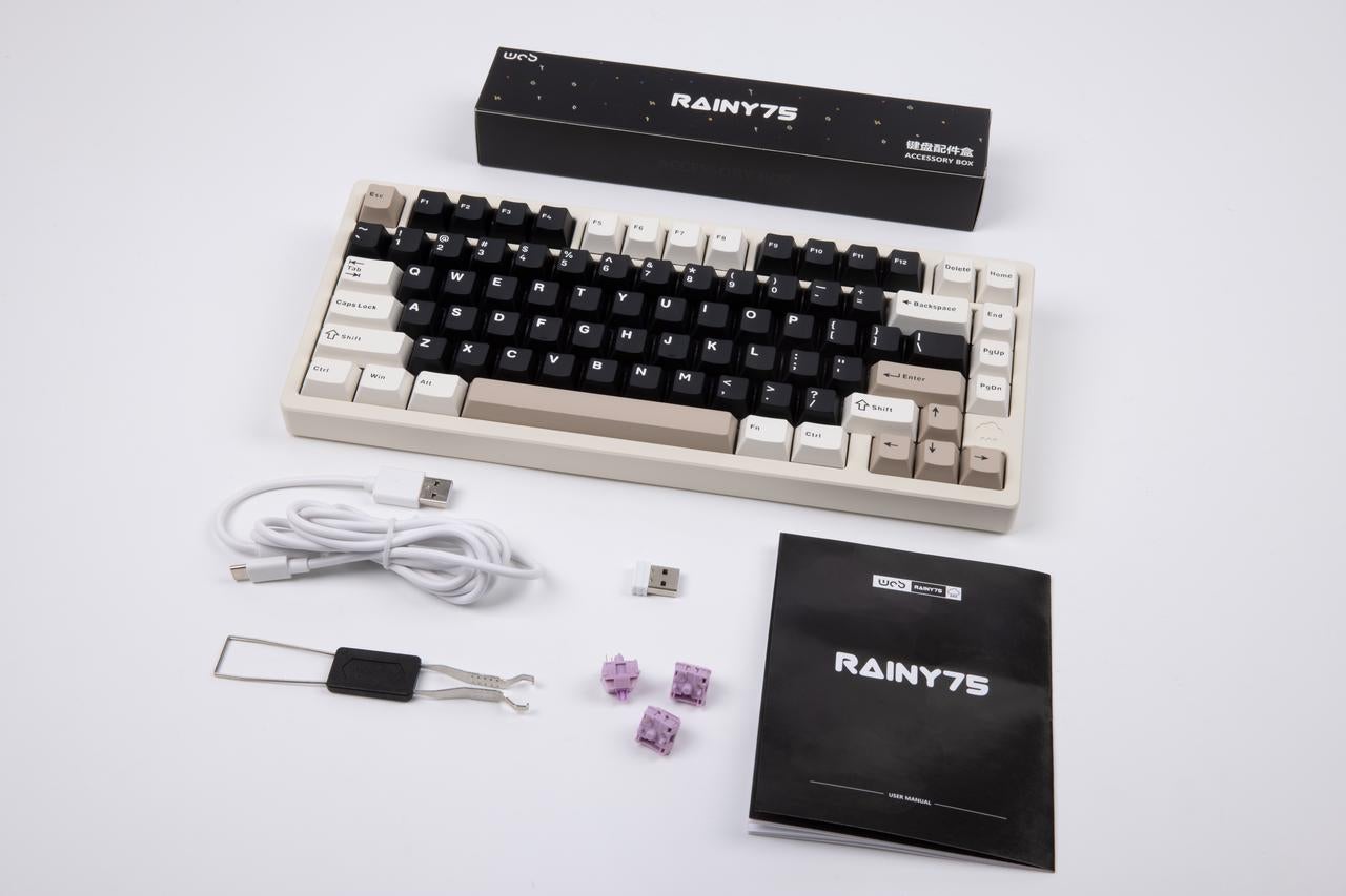 まずは音を聞いてください。極上の打鍵体験｜3WAY連続対応Rainy75