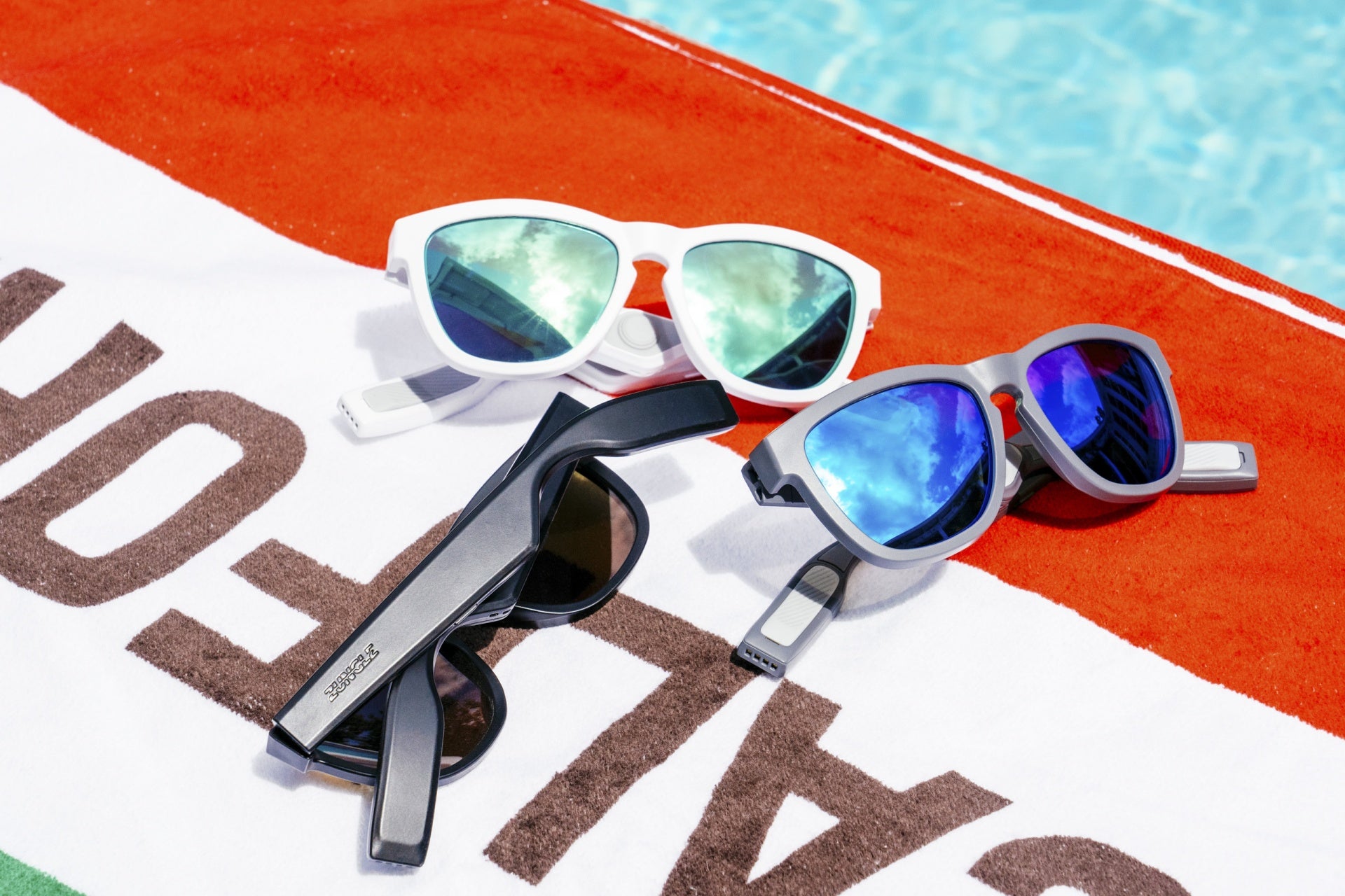 骨伝導イヤホン付きウェアラブルサングラス「ZUNGLE」シリーズ