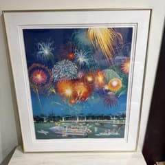 ヒロ・ヤマガタ『花火』AP版 限定85部 シルクスクリーン 直筆サイン