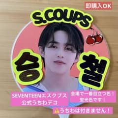 SEVENTEEN エスクプス スンチョル セブチ 公式うちわデコ うちわ