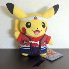 ポケモンストア 岡山 桃太郎 ピカチュウ ぬいぐるみ モモンのみ