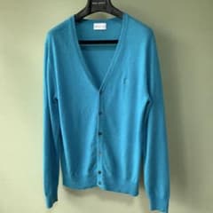 PRINGLE プリングル カシミヤ100％ カーディガン 42 ブルー - メルカリ