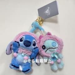 スティッチ スクランプ ぬいぐるみキーチェーン さくらんぼ ディズニー