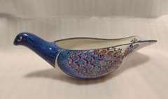 ロイヤルコペンハーゲン 孔雀 鳥 陶器 ボウル 小物入れ お菓子入れ