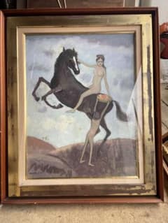 蔵出し 室田豊四郎 「献花」 新制作協会会員 1985年 - メルカリ