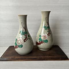 徳利 酒器 椿 置上げ 一輪挿し 花瓶 花器 古道具 インテリア 置物 壺