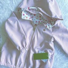 新品〉ケイトスペード フラワーリバーシブルウィンドブレーカー【110