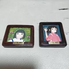 ジブリ 千と千尋の神隠し フレームマグネット ハク 千尋 2個セット