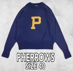 フェローズ ボーリング柄 カウチンセーター Mサイズ ユーズド美品