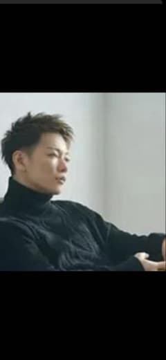 新品 佐藤健 ABYTS】ケーブルニット タートルネック サイズ2 Mブラック