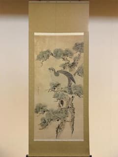 ☆古美術！ 小野雲鵬 松鷹図 - メルカリ