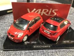 1/43 カスタム トヨタ ヤリス NCP9(2代目) XP130(3代目) 赤 - メルカリ