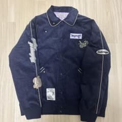 ずとまよ コーデュロイ ワッペン ジャケット ネイビー L - メルカリ