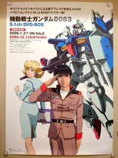 新品 貴重 レア 機動戦士ガンダム 0083 販促用 ポスター B2サイズ