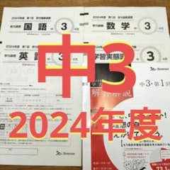 ベネッセ 学力推移調査 2024年度 中3 第1回 - メルカリ