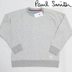 新品タグ付き】ポールスミス 長袖トレーナースウェット M グレー杢