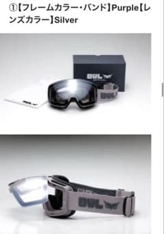 Owl Optical VENT ゴーグル 紫色/光調整シルバー - メルカリ